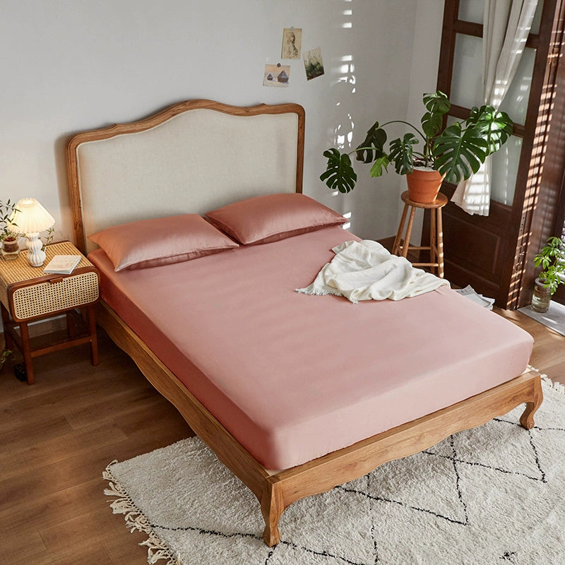 Alley Trick Classy Summer Ice Silk Solid Color Bed Sheets