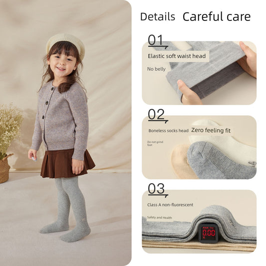 Niduoxiong Bottoming Baby Spring & Fall Girls' Pantyhose