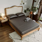 Alley Trick Classy Summer Ice Silk Solid Color Bed Sheets