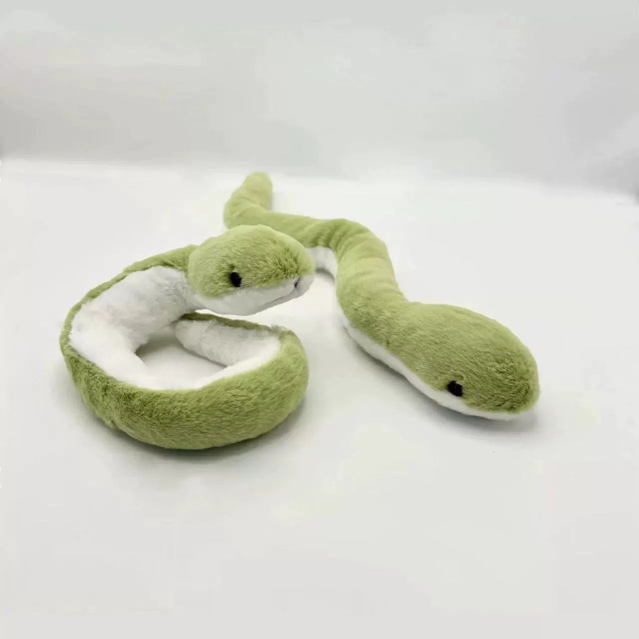 Cute Simulated Snakes Doll Snake Year Mascot New Arrival Stuffed Toy Rag Doll Green Snake Doll Sofa Living Room Decoration