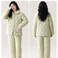 Fenteng Ke'an Coral Fleece Thickened Pajamas Women's Winter 2024 New Arrival Three Layers Thickened Fleece-lined Can Be Outerwear Homewear