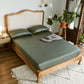 Alley Trick Classy Summer Ice Silk Solid Color Bed Sheets