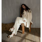 Tongyu Women's 3-Piece Warm Cozy Velvet Pajama Set  For for Autumn & Winter