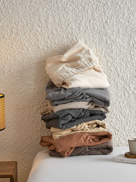 Simmons Zijpe Minimalist Retro Bedding Double-Layer Yarn