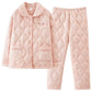Fenteng Ke'an Coral Fleece Thickened Pajamas Women's Winter 2024 New Arrival Three Layers Thickened Fleece-lined Can Be Outerwear Homewear