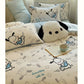 Sanrio Pacha Dog Cotton Bed Four-Piece Cartoon Pure Cotton Quilt Cover Boys and Girls Dormitory Bed Sheet Three-Piece Set