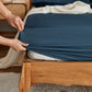 Alley Trick Classy Summer Ice Silk Solid Color Bed Sheets