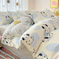 Sanrio Pacha Dog Cotton Bed Four-Piece Cartoon Pure Cotton Quilt Cover Boys and Girls Dormitory Bed Sheet Three-Piece Set