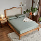 Alley Trick Classy Summer Ice Silk Solid Color Bed Sheets