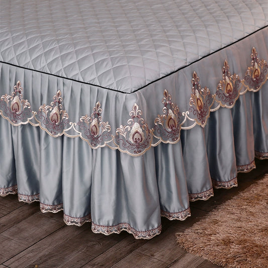 Soft & Thickened Luxury Non-Slip Tencel Quilted Bed Sheet Set
