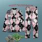 Hello Kitty Christmas Pajamas Set 3D Printed Casual Men's and Women's Long Sleeve Shirt Pajama Set