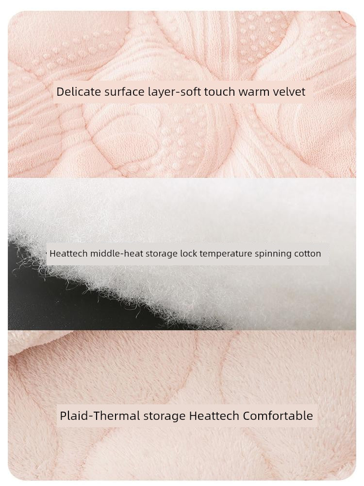 Fenteng Ke'an Coral Fleece Thickened Pajamas Women's Winter 2024 New Arrival Three Layers Thickened Fleece-lined Can Be Outerwear Homewear