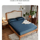 Alley Trick Classy Summer Ice Silk Solid Color Bed Sheets