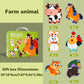 Six-In-One Puzzle Gift Box, Kidsren's Early Education Educational Toys for Beginners, Advanced Difficulty Puzzles, Fairy Tales, Animals, Ocean, Transportation, Dinosaur Multi-Theme Fun Interactive Activity Games, Gifts for Bo