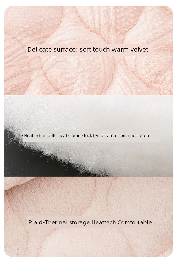 Fenteng Ke'an Coral Fleece Thickened Pajamas Women's Winter 2024 New Arrival Three Layers Thickened Fleece-lined Can Be Outerwear Homewear