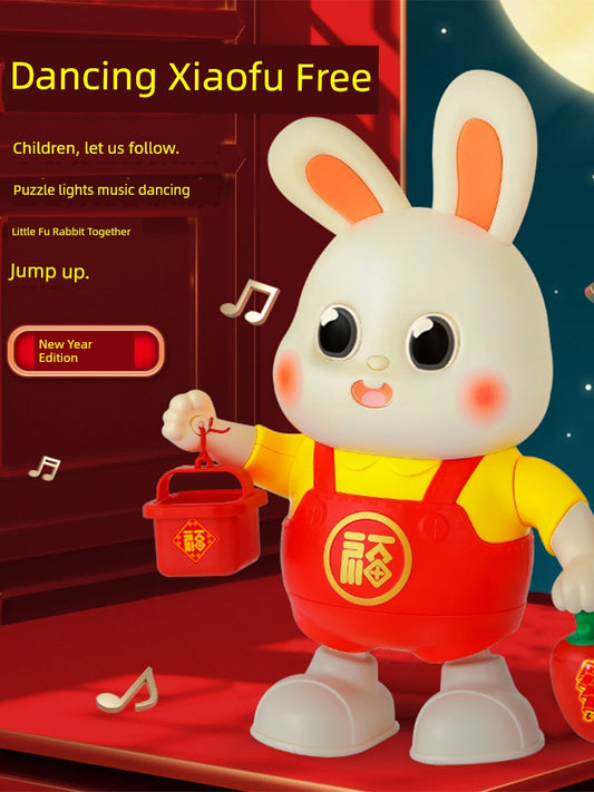 Can Sing and Dance Head-up Practice Baby Toy Rabbit