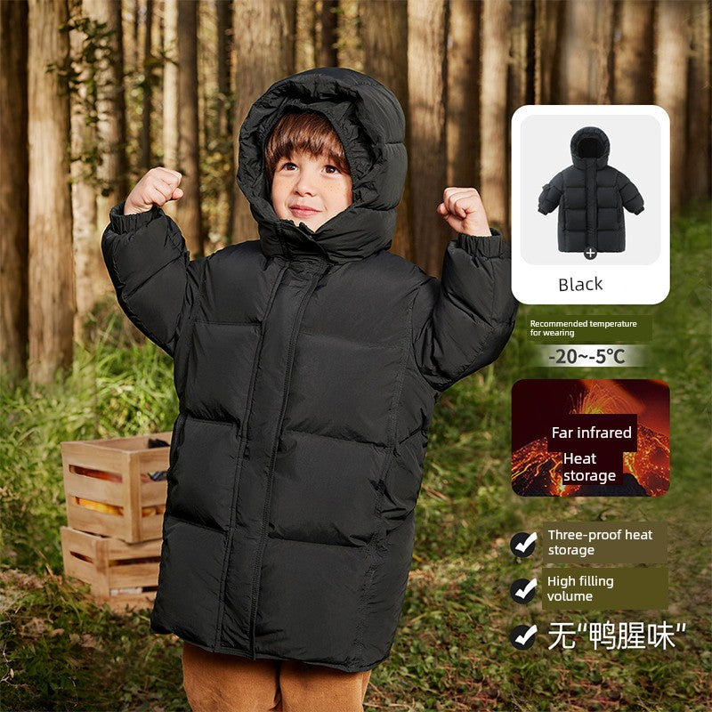 Baby Boys Thick Down Jacket Warm & Stylish Winter Coat