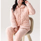 Fenteng Ke'an Coral Fleece Thickened Pajamas Women's Winter 2024 New Arrival Three Layers Thickened Fleece-lined Can Be Outerwear Homewear