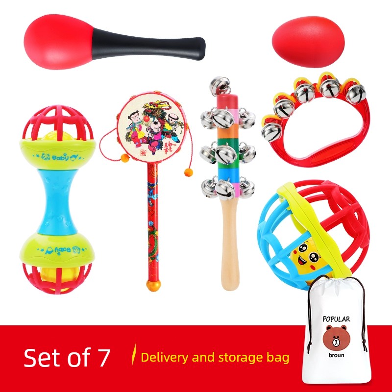 Early Childhood Education Handbell Grip Training Baby Toys