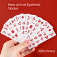 Woman's Head Ornament Bindi Child Girl Baby and Infant Archaistic Ancient Costume Forehead Print Red Dot Han Dynasty Adult Stickers New Year Hair Accessories Boy Han Tang Dynasty New Year Paste Pattern Waterproof Non-Toxic Ch
