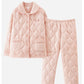 Fenteng Ke'an Coral Fleece Thickened Pajamas Women's Winter 2024 New Arrival Three Layers Thickened Fleece-lined Can Be Outerwear Homewear