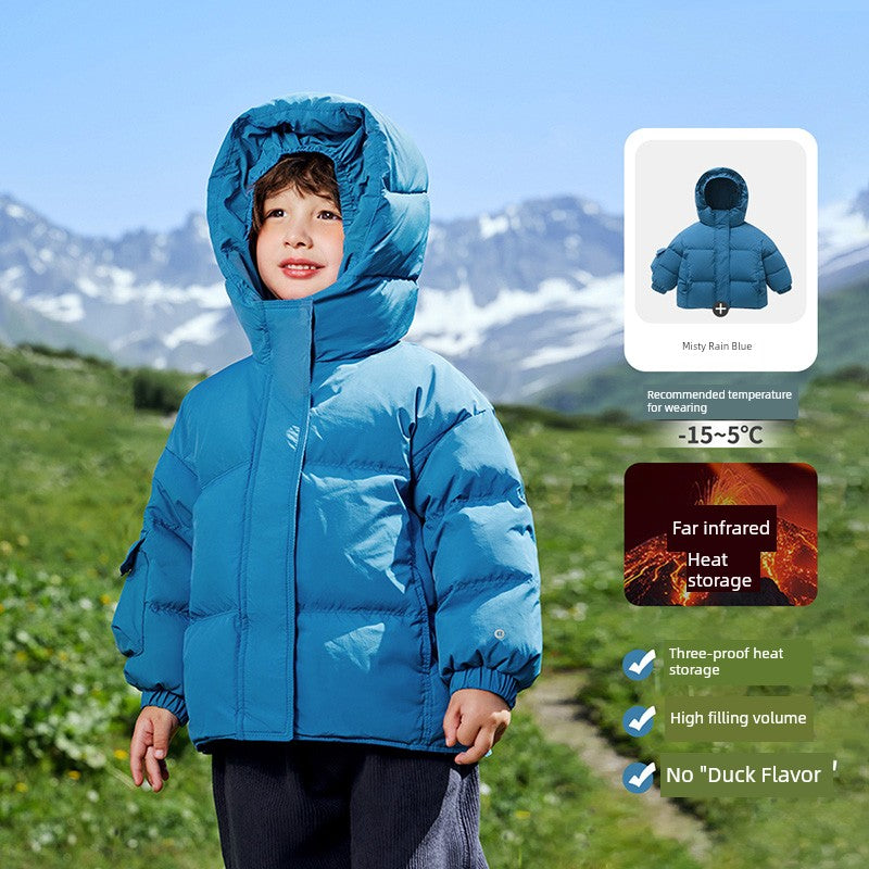 Baby Boys Thick Down Jacket Warm & Stylish Winter Coat