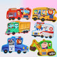 Six-In-One Puzzle Gift Box, Kidsren's Early Education Educational Toys for Beginners, Advanced Difficulty Puzzles, Fairy Tales, Animals, Ocean, Transportation, Dinosaur Multi-Theme Fun Interactive Activity Games, Gifts for Bo