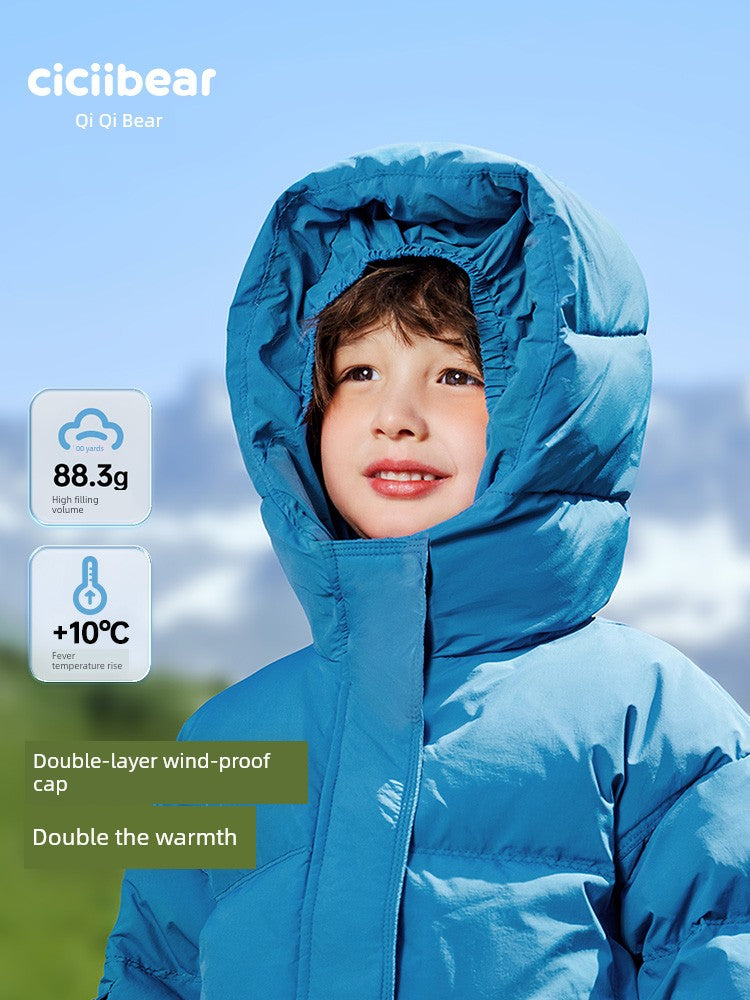 Baby Boys Thick Down Jacket Warm & Stylish Winter Coat Outerwear