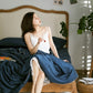 Alley Trick Classy Summer Ice Silk Solid Color Bed Sheets