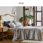Alley Trick Classy Summer Ice Silk Solid Color Bed Sheets