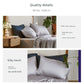 Alley Trick Classy Summer Ice Silk Solid Color Bed Sheets